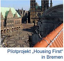 Titelseite der Dokumentation Housing First in Bremen