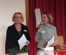 Begrüßung Anne Dwertmann und Monika Frank