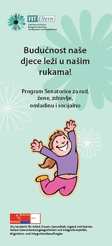 Flyer FIT-Eltern auf serbokroatisch