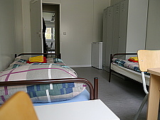 Zimmer in einer Wohngruppe für junge Flüchtlinge, © SJFIS