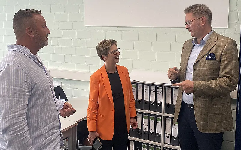 Zu Besuch im Nordic Campus, Hafen und der Hochschule 