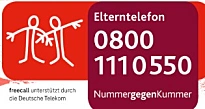 Elterntelefon Nummer gegen Kummer 0800 1110550