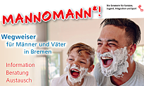 Broschüre: Mannomann*! Wegweiser für Männer und Väter in Bremen