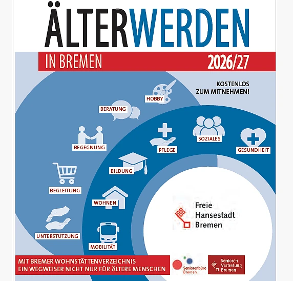 Bild von der Broschüre Älter werden in Bremen