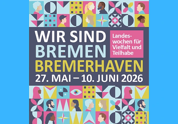 Plakat der Landeswochen für Vielfalt und Teilhabe